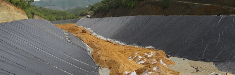 Patios de Lixiviación para Minería